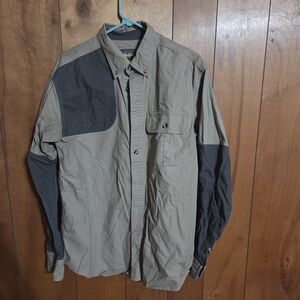 Cabela’s Outdoor Long Sleeve Button Down T-Shirt Mens Size Large Hunting